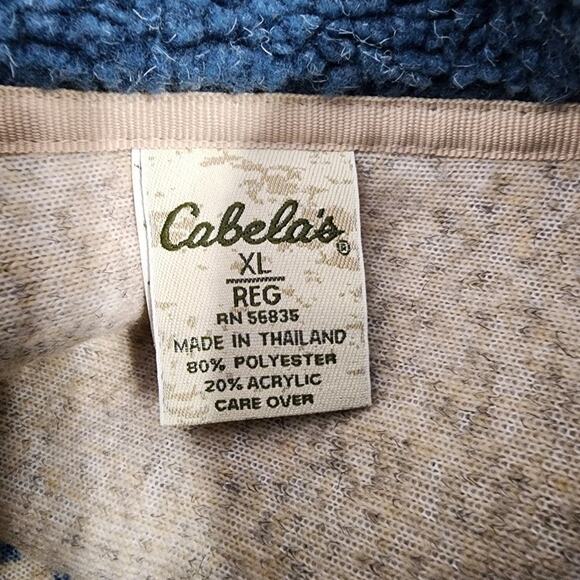 Cabela's Sherpa Fleece Mock Neck Sweater Size‎ XL - Picture 5 of 6